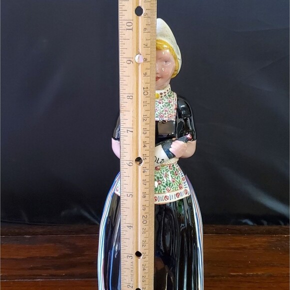 Vintage Holland Pottery Dutch Girl Decanter Bottle - Picture 11 of 14